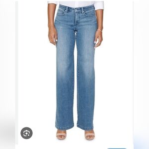 NYDJ Brickell Wide Leg Jeans NWT Size 2 Retail: $119 Lift Tuck technology